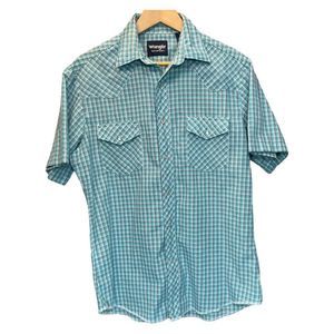 Wrangler Western Plaid Shirt M
